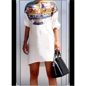 Zara aztec print shift dress